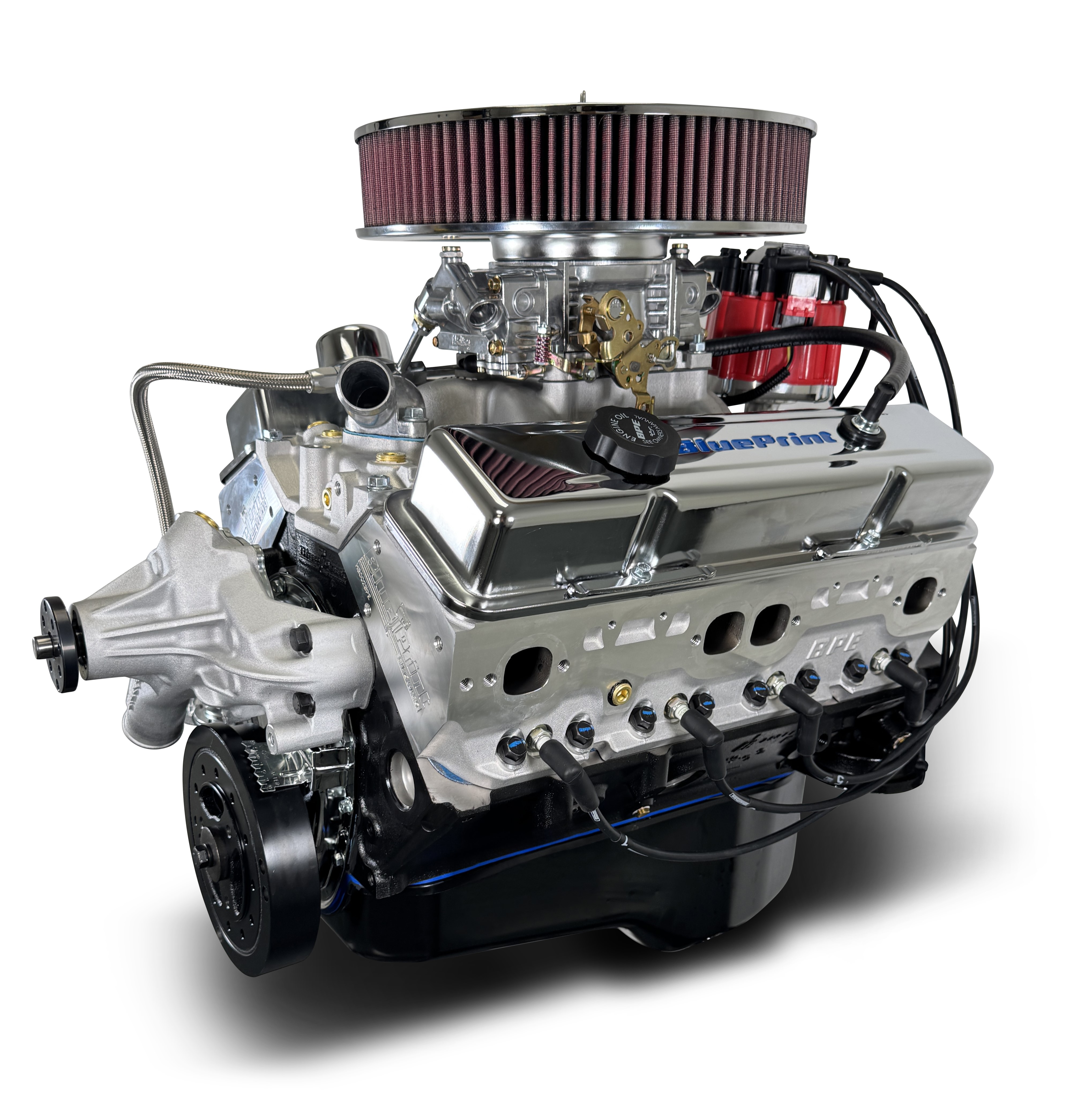 GM Small Block Compatible 383 c.i. Engine - 436 Horsepower - Deluxe Dressed - Carbureted